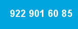 922 901 60 85 922 901 60 85